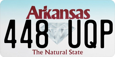AR license plate 448UQP