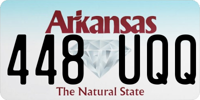 AR license plate 448UQQ