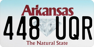 AR license plate 448UQR