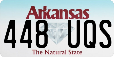 AR license plate 448UQS