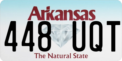 AR license plate 448UQT