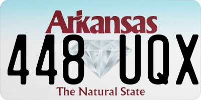 AR license plate 448UQX