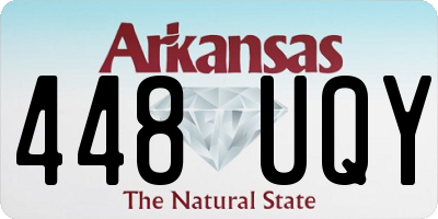 AR license plate 448UQY