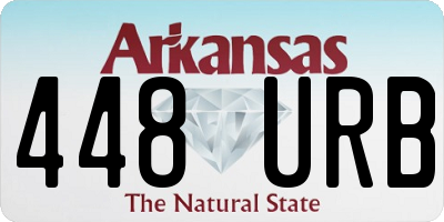 AR license plate 448URB