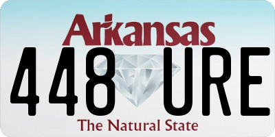 AR license plate 448URE
