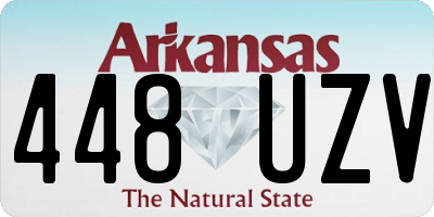 AR license plate 448UZV