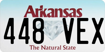 AR license plate 448VEX