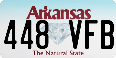 AR license plate 448VFB