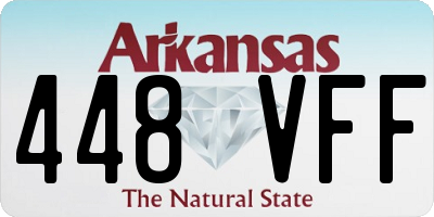 AR license plate 448VFF
