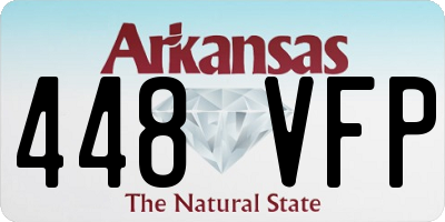AR license plate 448VFP