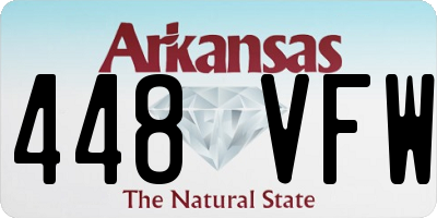AR license plate 448VFW