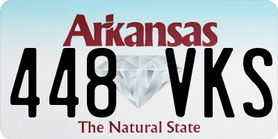 AR license plate 448VKS