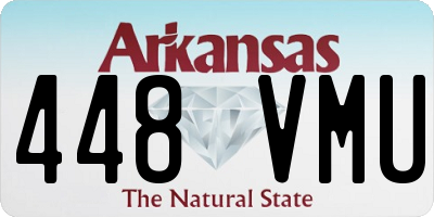 AR license plate 448VMU