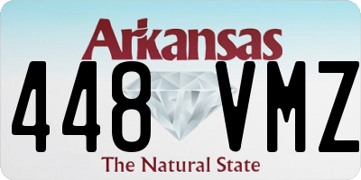 AR license plate 448VMZ