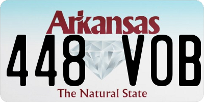 AR license plate 448VOB