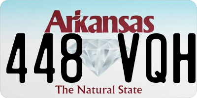 AR license plate 448VQH