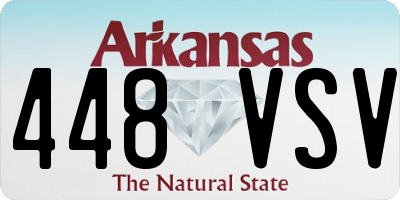AR license plate 448VSV