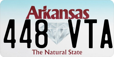 AR license plate 448VTA
