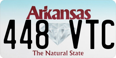 AR license plate 448VTC