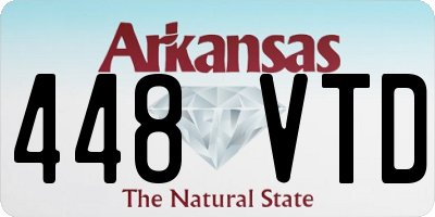 AR license plate 448VTD
