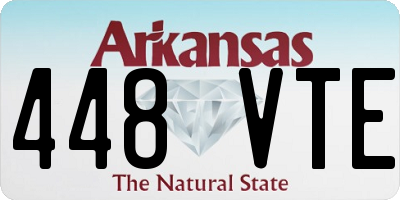 AR license plate 448VTE