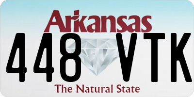 AR license plate 448VTK