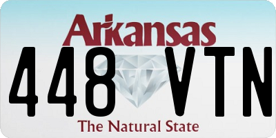 AR license plate 448VTN
