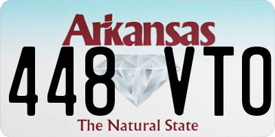 AR license plate 448VTO