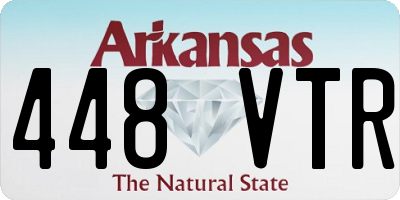 AR license plate 448VTR