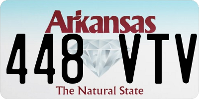AR license plate 448VTV