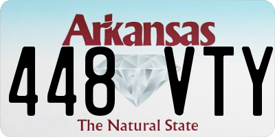 AR license plate 448VTY