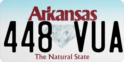 AR license plate 448VUA