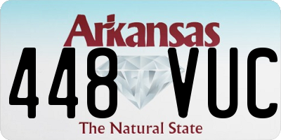 AR license plate 448VUC