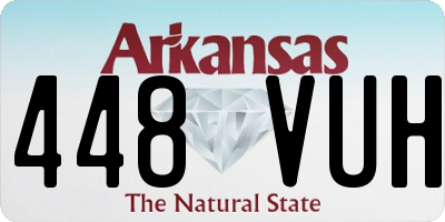 AR license plate 448VUH