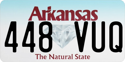 AR license plate 448VUQ