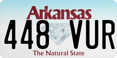 AR license plate 448VUR