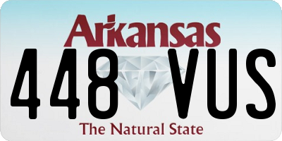 AR license plate 448VUS