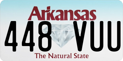 AR license plate 448VUU