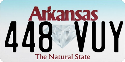 AR license plate 448VUY