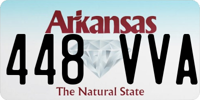 AR license plate 448VVA