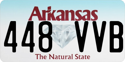 AR license plate 448VVB