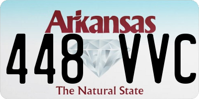 AR license plate 448VVC