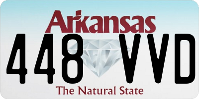 AR license plate 448VVD