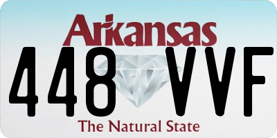 AR license plate 448VVF