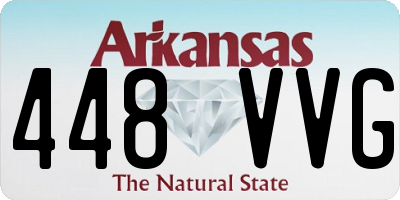 AR license plate 448VVG