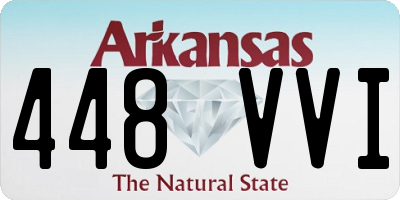 AR license plate 448VVI
