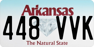 AR license plate 448VVK