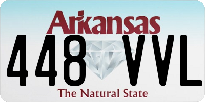 AR license plate 448VVL