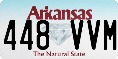 AR license plate 448VVM