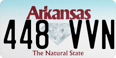 AR license plate 448VVN